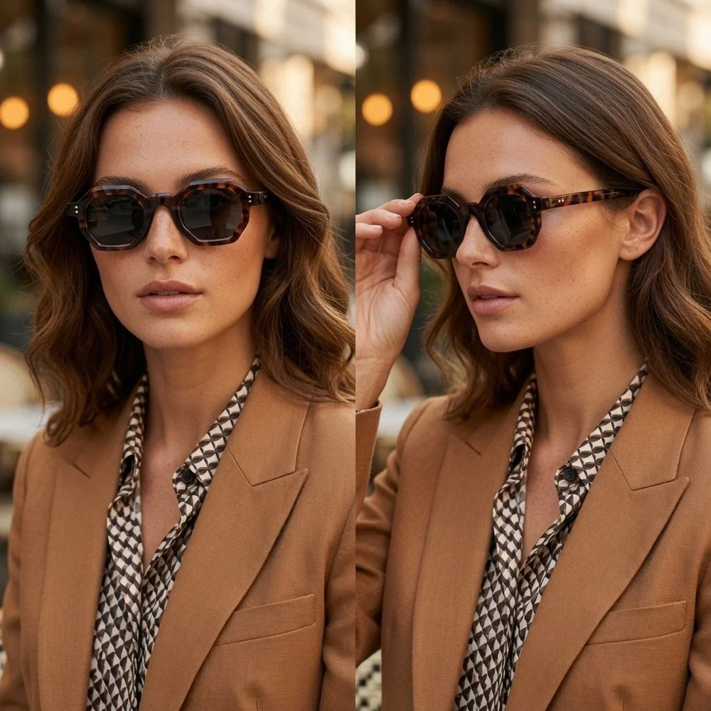 Square Small Frame Fashion‎ Sunglasses Women Outdoor Glasses UV Protection Round